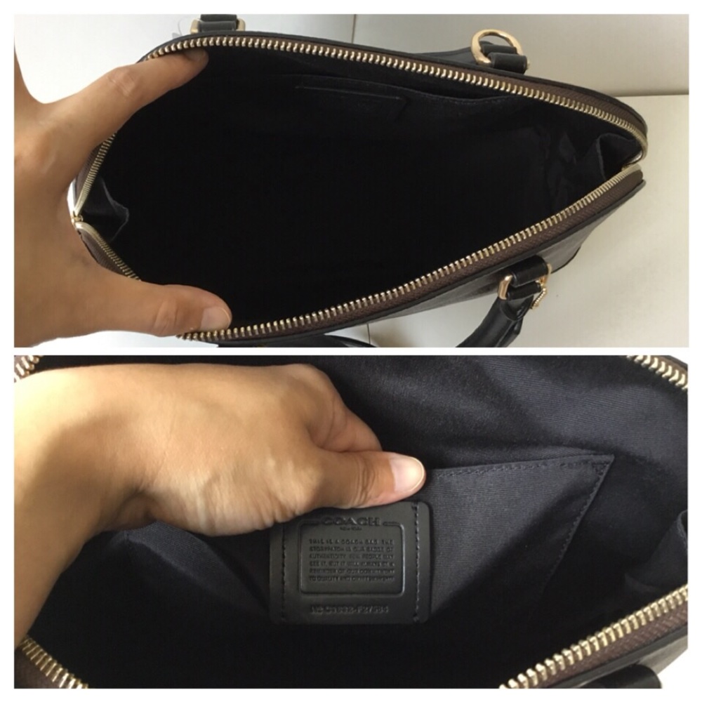 🌷Coach Large Sierra Satchel In Signature NWT. - Picture 4 of 7